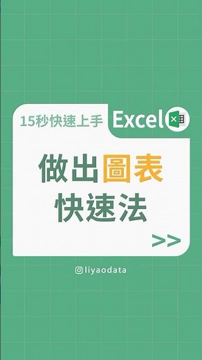 做出圖表快速法 #data #excel #excel教學 #大數據 #學習成長 #excel功能 #excel基礎 #excel技巧