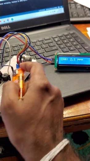 Arduino Gas Sensor Project 🚀⚡🧲#arduino #arduinogassensor #gassensor