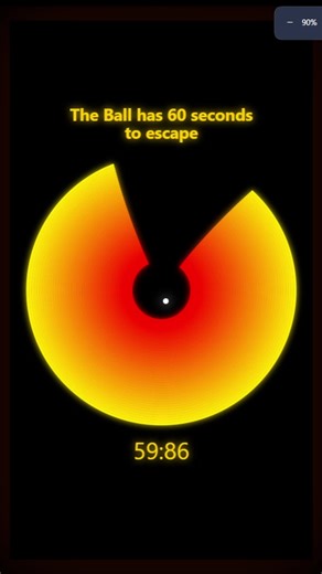 ball escape #bouncingball #python #satisfyingvideos