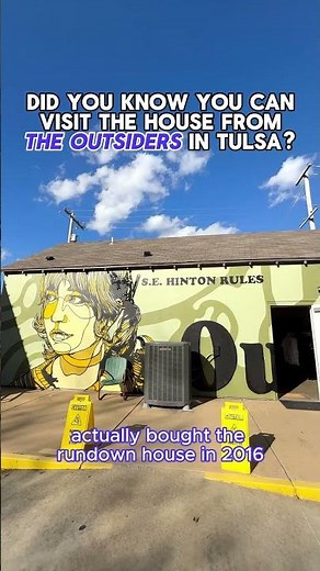 Visit the original house from The Outsiders movie in Tulsa!