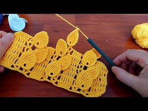 Crafting Beauty: Create a Stunning 3D 🌷💯Easy Crochet Flower Making for Beginners | #CrochetCrafts