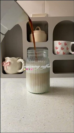 Aesthetic Morning Latte ☕✨ | Cozy Coffee Routine