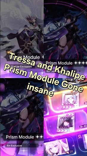 Tressa and Khalipe Prism Module Gone insane : Chaos Zero Nightmare