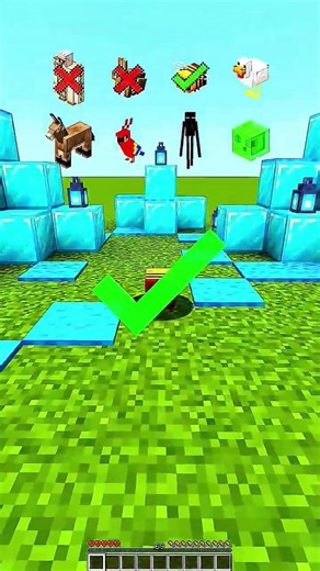 Ranking Minecraft mobs by jump height #minecraft #mrbeast #gaming