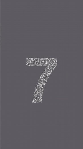 Dissolving Countdown 10 → 0 | A Satisfying Visual Timer