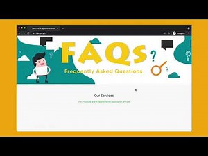 How to Apply FDA License to Operate