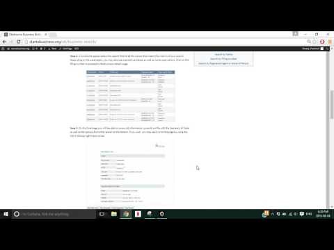Oklahoma Business Entity Search | Corporation | LLC | Partnerships