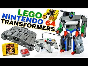 LEGO Nintendo 64 Transformers "Ultra Hexacon & Tetragon": by Julius von Brunk