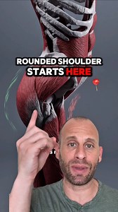 When your pelvis tilts out of alignment — from too much sitting, poor walking mechanics, or tight hip muscles — it throws off your entire posture chain. Your spine compensates, your shoulders round forward, and your upper back gets stiff. This exercise helps reset everything from the ground up.Standing on a slant board (or you can DIY it with a cutting board and some books). Here’s how to do it: * Feet slightly pigeon-toed * Heels, hips, upper back, and head touching wall * Knuckles to your temp