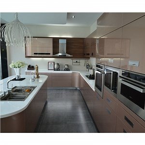 [Hot Item] Wholesale Modular MDF Paint White Lacquer Wood Kitchen Cabinets Cupboard