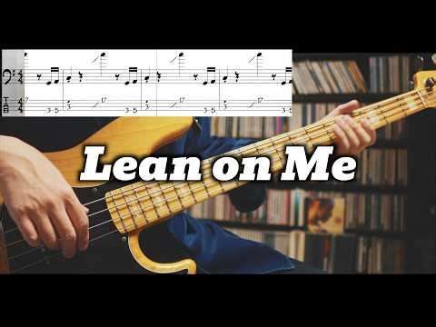 Bill Withers - Lean on Me (Bass Cover with TABS)