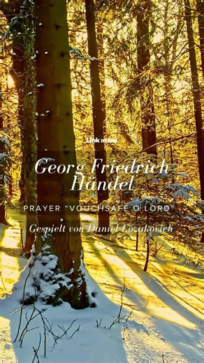 Meine Klassik on Instagram: "@daniellozakovich spielt Händel 🎻 Genauer gesagt Händels Te Deum, HWV 283 “Dettingen”: Prayer “Vouchsafe O Lord”. Das neue Album, „Lost to the World“ erscheint am 6. März. Über den Link in der Bio könnt ihr das ganze Stück anhören 🎶 #geige #violine #händel #klassik #klassischemusik #classicalmusic"