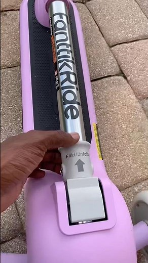How to unfold FanttikRide kids scooter !!