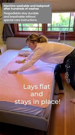 PeapodMats are designed for easy care and lasting durability. They're machine washable and dryer safe, requiring no special instructions. With their POD-TEX™ triple-layer technology, these mats stay leakproof and breathable even after hundreds of washes. Durable, practical, and simple to maintain — PeapodMats offer reliable protection without the hassle. How do you handle easy care for your waterproof mats?