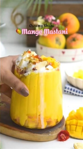 Summer is here! Mango Mastani #recipe #food #trendingshorts #easyrecipe