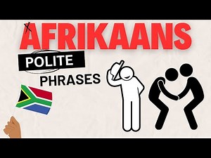 Basic Afrikaans Language | Polite Phrases | How to say Thank you and more in Africaans