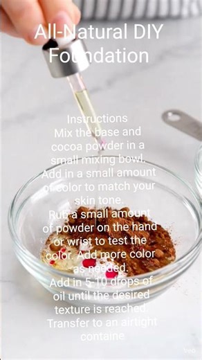 All-Natural DIY Foundation