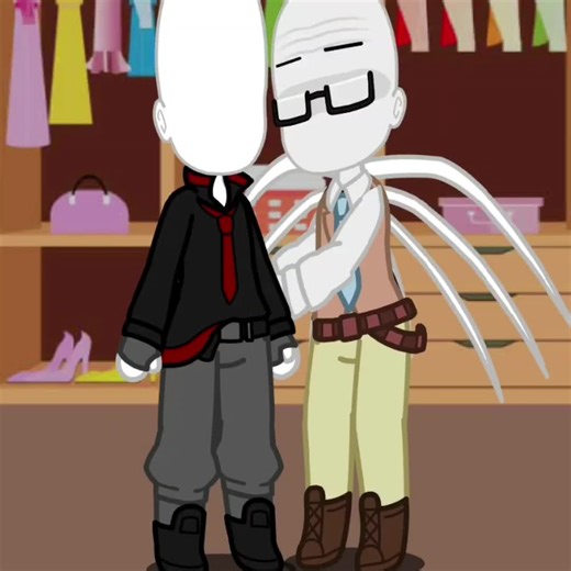 Slender and Trendy #creepypasta #slenderman #trenderman #brothers @🧸