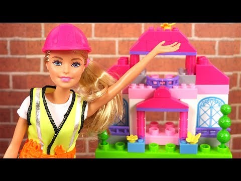 Poupée Barbie Constructrice Jeu de Construction Maison