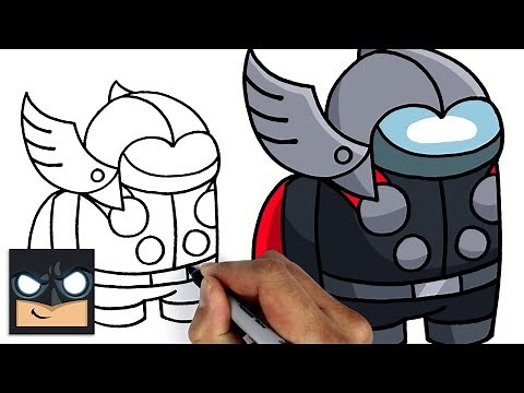 How To Draw Among Us | Thor Crewmate