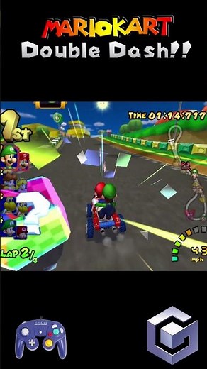 🍄MARIO KART DOUBLE DASH Full Mushroom Cup Gameplay (Nintendo GameCube Retro)🏎️ #MarioKart #Nintendo