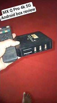 MXQ PRO 4K 5G Android TV box review price in Hindi #mxqpro4k