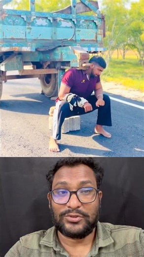 ఒక్క చేతితో ట్రాక్టర్ ఎత్తేశాడు 😱 నిజమా ఇది #StrongMan #HumanHulk #Power #Unbelievable #TractorLift