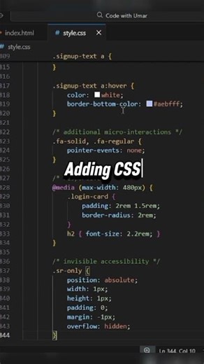 power of css....!👀. #coding