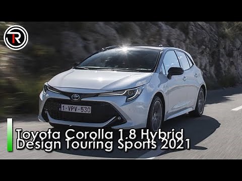 Toyota Corolla 1 8 Hybrid Design Touring Sports 2021 UK drive