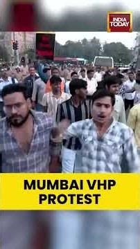 Protest at Bangladesh Mission | VHP-Bajrang Dal Demand Justice for Dipu Das #VHP #mumbaiprotest