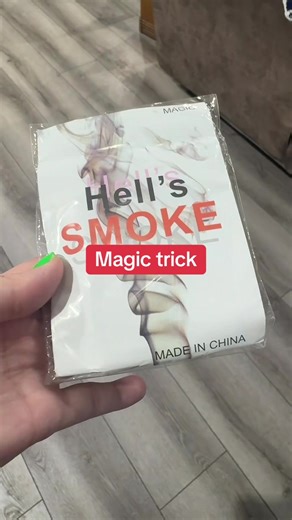 Hell’s smoke magic trick paper #hellssmoke