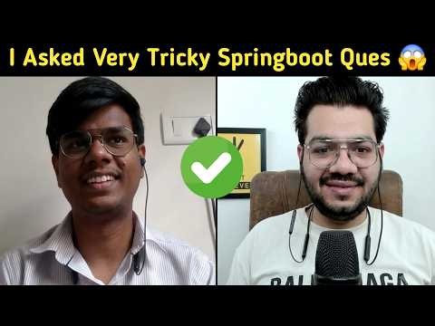 Java Spring Boot 2 Yrs Interview Experience