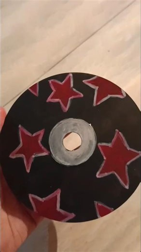 Aesthetic painting on CD for beginners | part 1| #painting #art #shorts