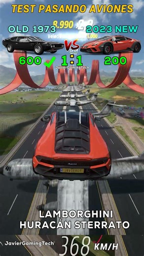 OLD Lamborghini Espada 𝗩𝗦 NEW Lamborghini Huracán Sterrato #forzahorizon5 #gaming #shorts