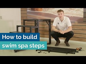How to assemble 4-tier steps for a swim spa