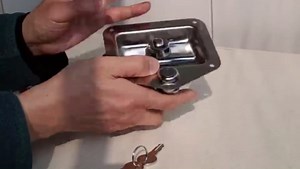 Tool Box Lock, 2 Pack Truck Tool Box Lock Replacement, Tool Box Locks with Keys for Pick up Paddle Latch Tool Box, Keyed Alike