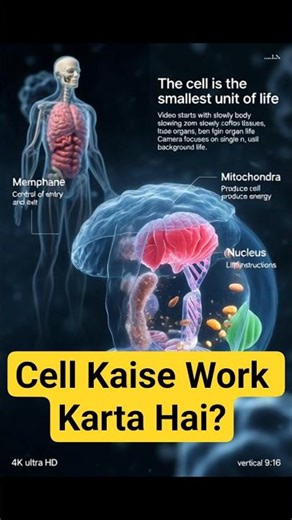 “Cell = Life! Lekin cell hota kya hai? 🤯” | Function of Cell | Educational video | Science | #gk