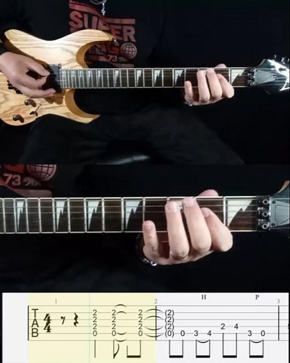 AC/DC - Riff Raff (Riff) - Guitar lesson with TAB - Tutorial - Cover