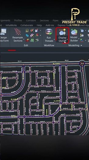 How to Create Top & Bottom Surfaces to Roads with ONE Click in Civil 3D?