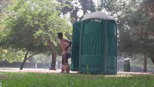 Explosive Porta Potty Prank - poop everywhere! funny