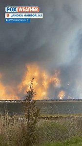 Parts of New Jersey are unrecognizable as wildfire flames continue to spread. State officials have issued a mandatory evacuation notice for areas within Ocean County. #newjersey #wildfire #FoxWeather | FOX Weather