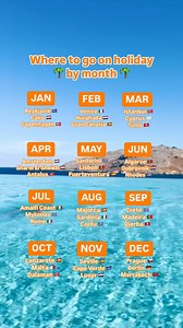 141K views · 154 reactions | Looking for your next holiday destination?⛱️ Here's our handpicked spots for every month of the year  | easyJet holidays | Facebook