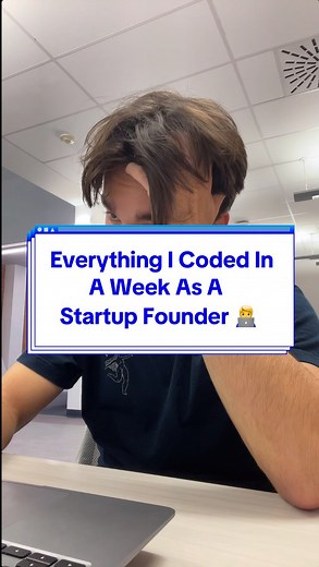 Erik Cupsa | This is everything I coded this week as a 20 year old tech startup founder 六‍ #coding #cs #softwareengineer #compsci #fullstackdeveloper... | Instagram