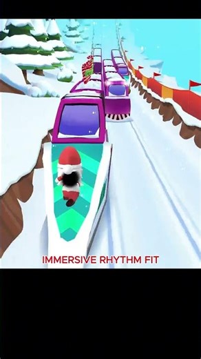 SANTA RUNNER CHALLENGE! 🎅🏃‍♂️ Can you win? #christmas #shorts