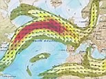 Met Office animation shows jet stream moving to the south of UK