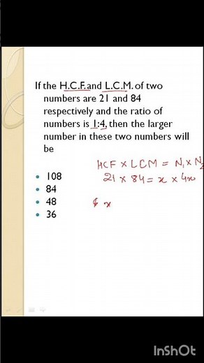 HCF AND LCM, NUMBER SYSTEM#hcf #hcfandlcm #hcfandlcmtricks #hcftricks #lcm #lcmaurhcf #lcm_