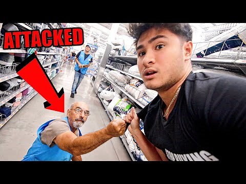LAST TO LEAVE WALMART WINS $10,000 *ATTACKED*