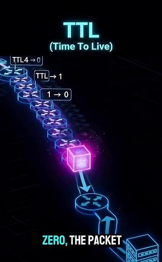What is TTL in Networking? | Time To Live Explained Simply 🌐 #network #fyp #new