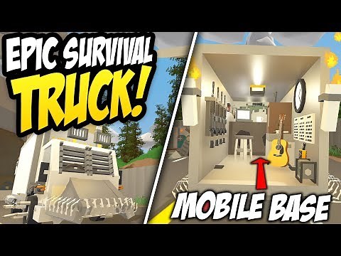 EPIC SURVIVAL TRUCK - Unturned Mobile Base | Custom Truck Design!