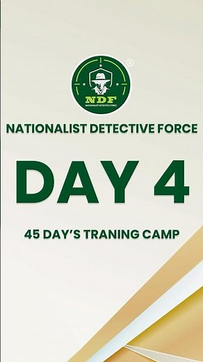 Day 4 of our 45-Day Training Camp! At Nationalist Detective Force